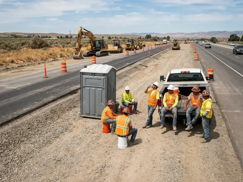 highway-road-construction-crew-007 — frequently asked questions, Porta Potty and Restroom Rentals in Mason City, IL